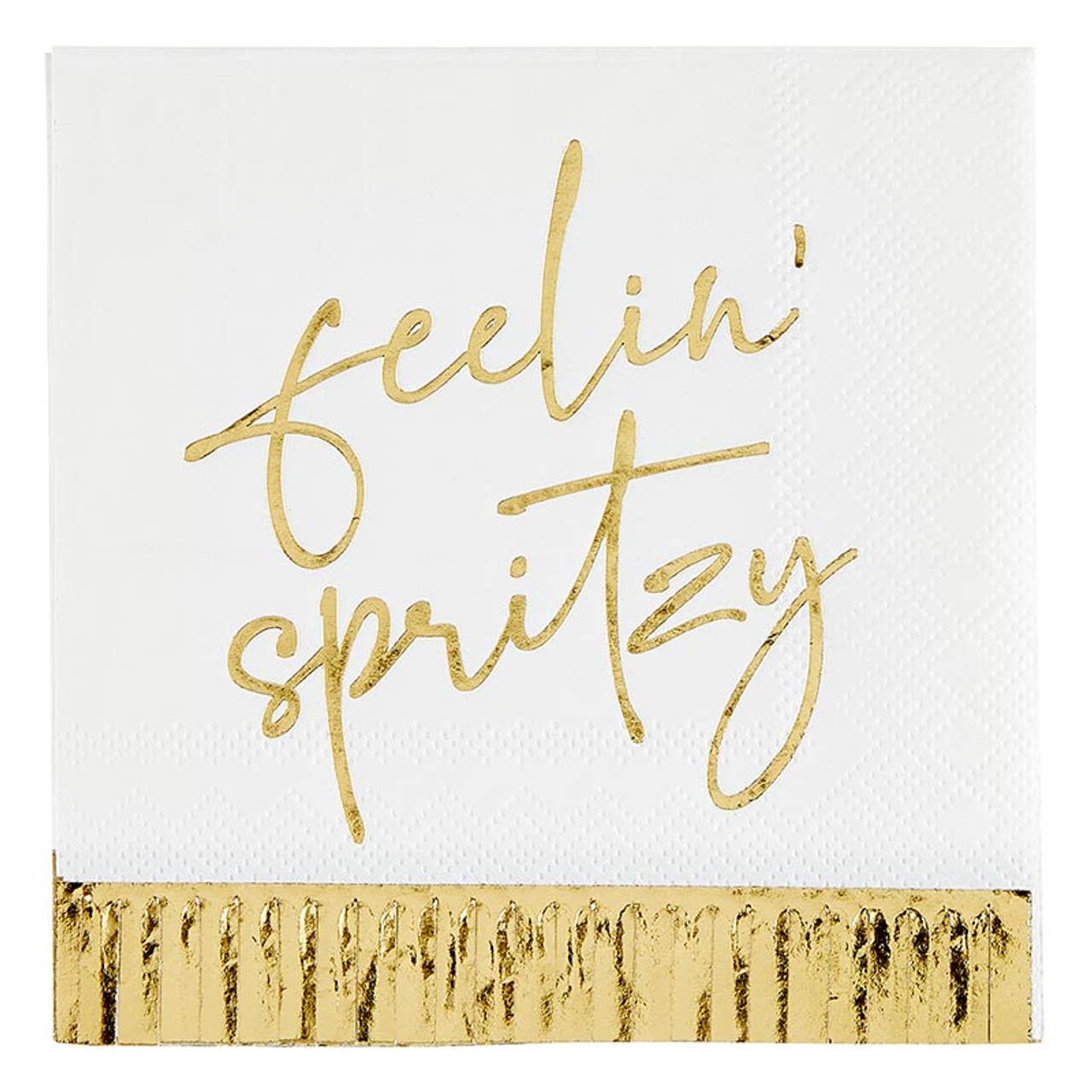 Cocktail Napkin with Fringe