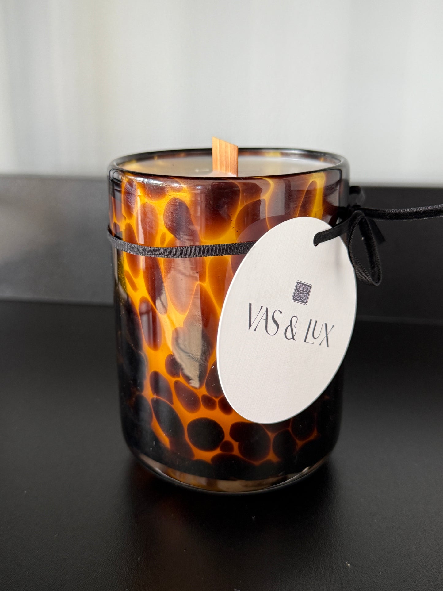 Vas + Lux | Tortoise Shell | Black Amber and Plum