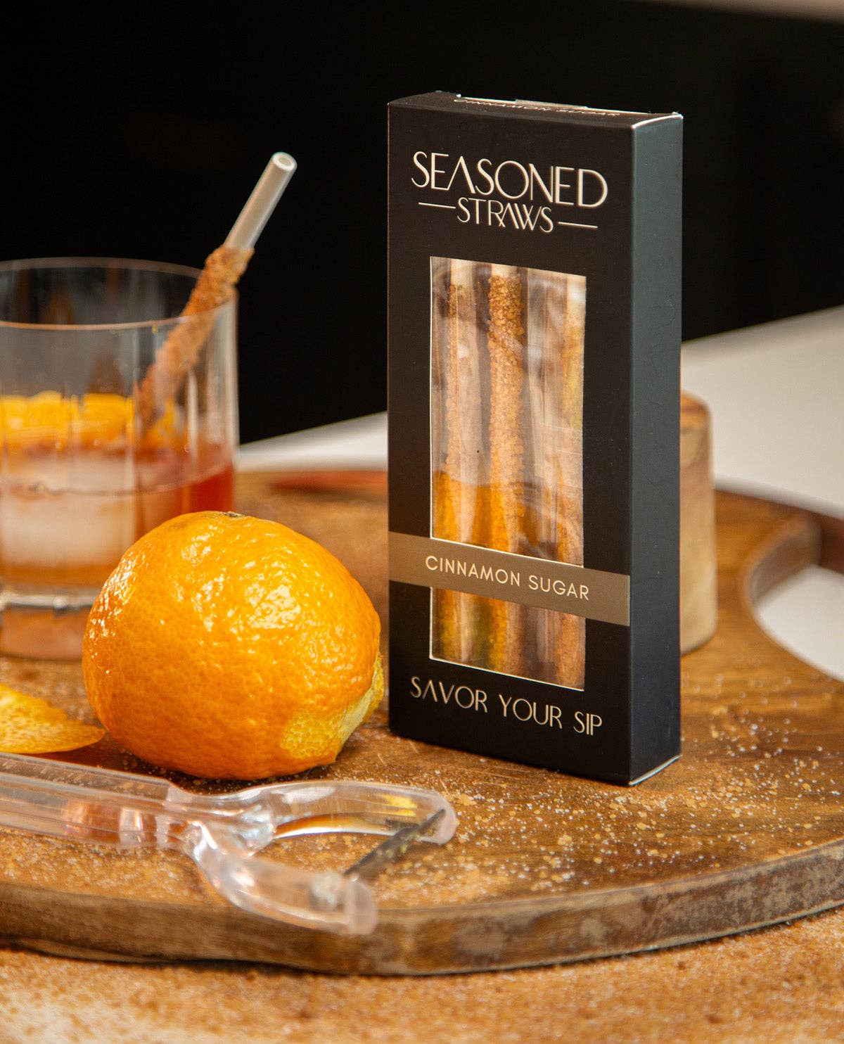 Cinnamon Sugar Seasoned Straws