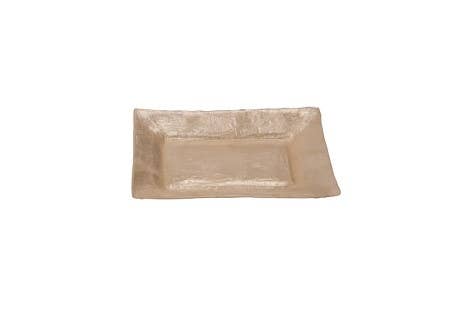 6.5" Capiz Soap Rectangular Dish: NATURAL WHITE