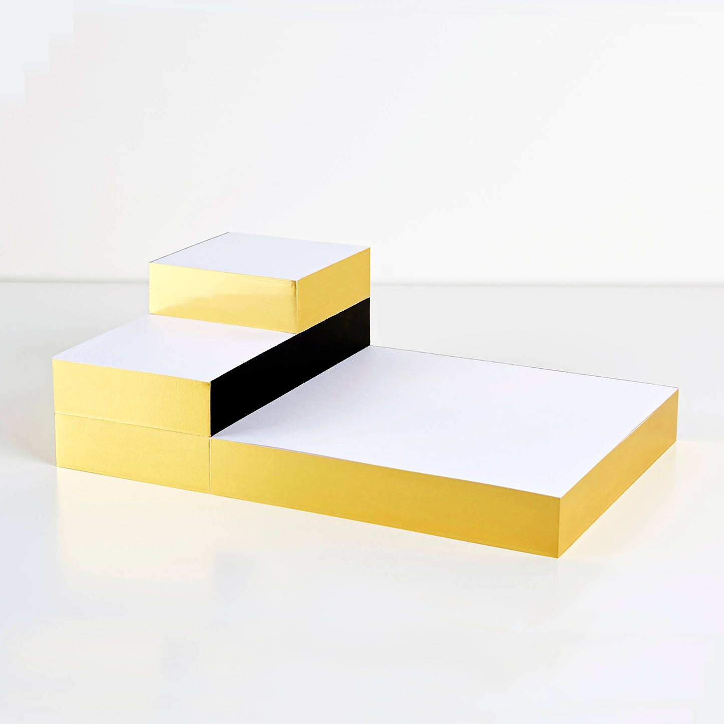 Classic Edged Pads: Metallic Gold, Small Square