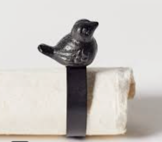 Cast Iron Bird Napkin Rings | SET 4