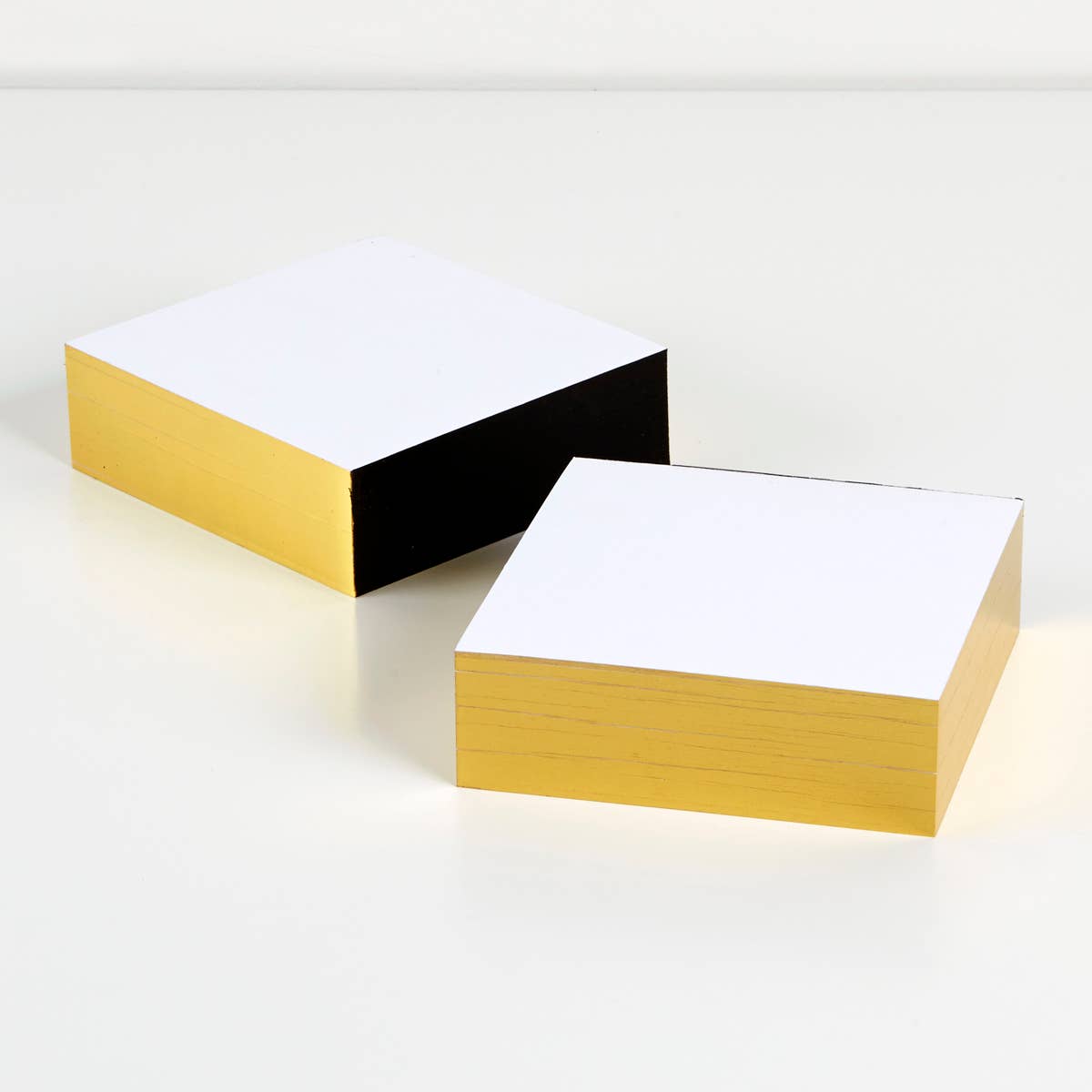 Classic Edged Pads: Metallic Gold, Small Square