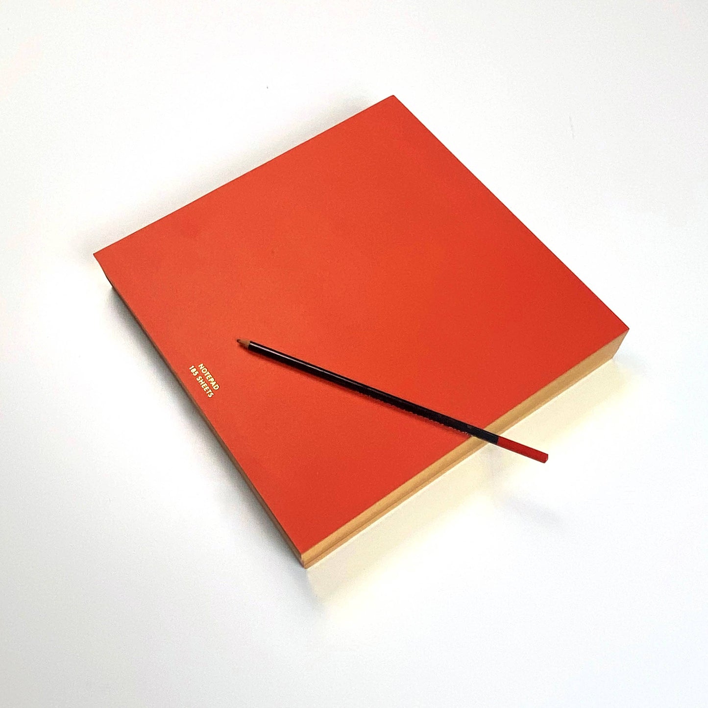 ColorPads: Red with Gilded edge, Large Square